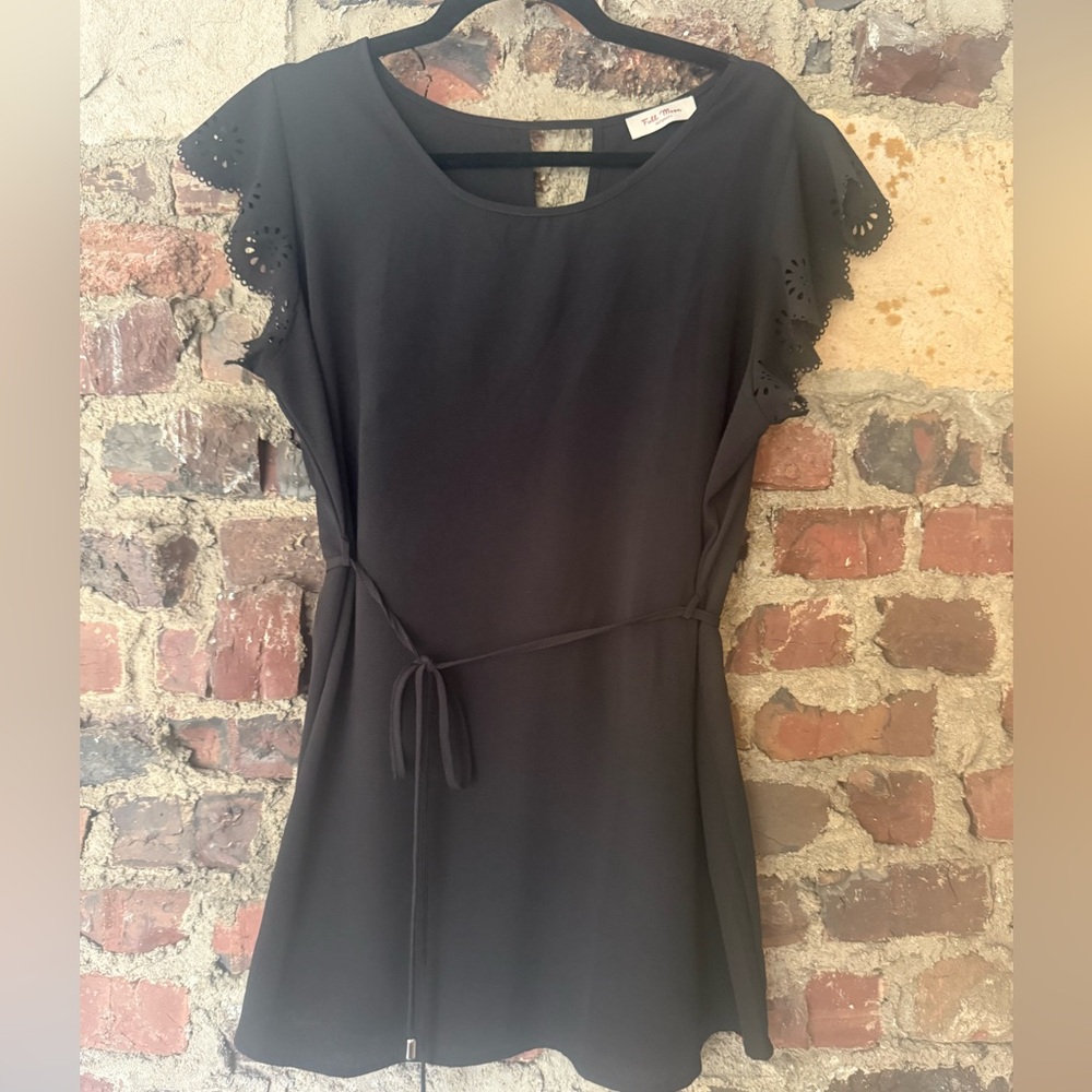 Full Moon Cheryl Maternity Tie Front Blouse - XL